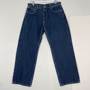 Vintage Y2K Akademiks Baggy Jeans Size‎ 36x32 Denim Mens Hip Hop